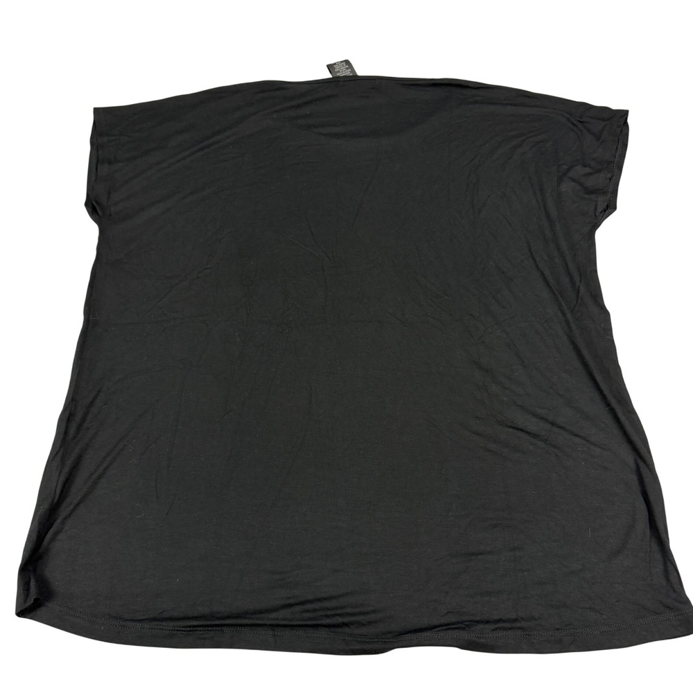 Design History Onyx Black Embellished Studded Neckline Top Missy XL MSRP $48 - Picture 4 of 12